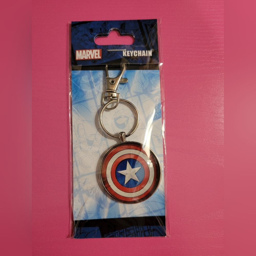 Marvel Captain America Shield Keychain (0470/0472)